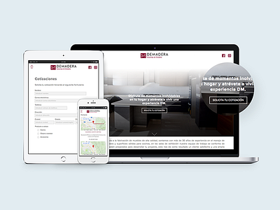 De Madera Cocinas & Closets design ui ux web
