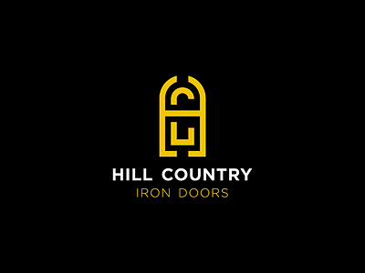 Hill Country branding design logo