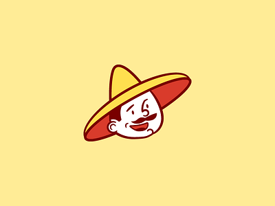 Charly branding design icon illustration logo mexican mexican food mustache sombrero vector