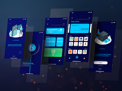 UI Mobile App Screens