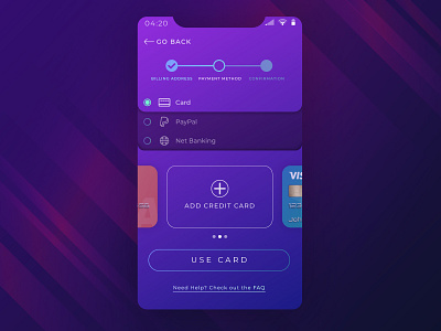 DailyUI 02 - Credit Card Checkout app branding credit card credit card checkout daily daily 100 challenge daily ui dailyui form icon mobile typography ui ux vector web