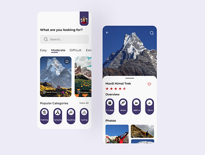 Travel App Concept figma mobile app ui ux