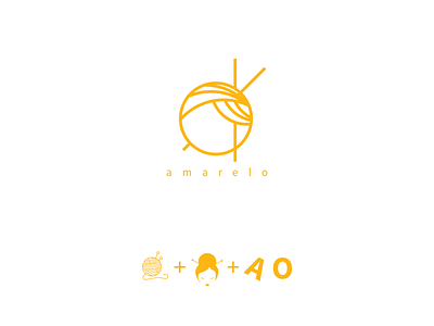Logo of AMARELO branding design flat graphic design icon illustration illustrator logo minimal vector