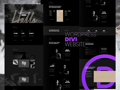 Divi WordPress Website Design divi builder divi theme fiverr upwork web design wordpress wordpress website