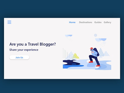 Travel Blogging Website adobe xd blog blogger ecommerce figmadesign graphic design illustration sachin sachin kumar mishra sachinbak travel app travel blog ui uiux ux web design webdesigning website xd