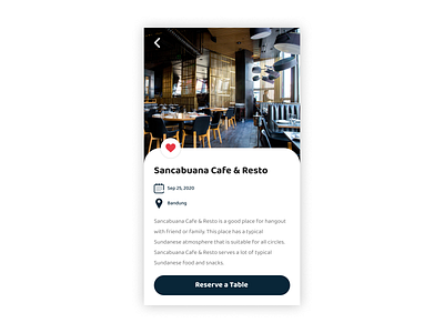 Restaurant Table Reservation UI Design app branding clean design design minimal mobile ui ux