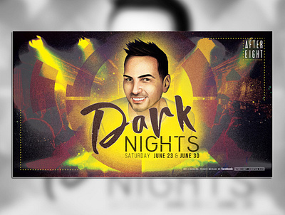 Dark Nights design flyer flyer artwork layers party poster photoshop poster poster art poster design