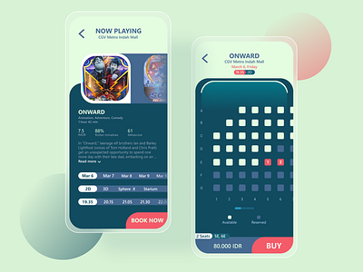 Movie Ticket Booking App UI/UX Design