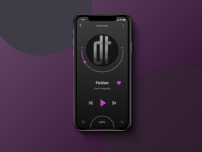 Day 009 - Music Player / 100 Days of UI