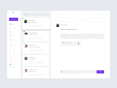 Day 013 - Direct Messaging / 100 Days of UI