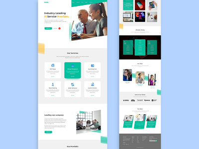 Agency and Business Landing Page UIUX-Design