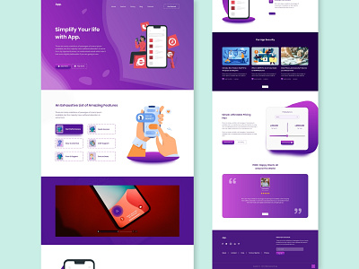 App Landing Page Template