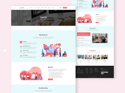 Agency About Page Design