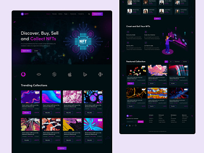 NFT Marketplace Website Design