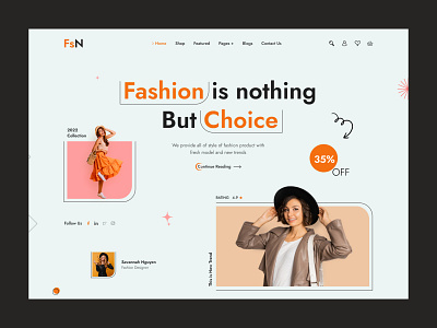 Fashion Website Design