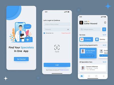 Medical Service - Mobile App Design