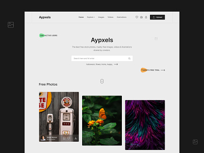 Aypxels Website Landing Page Design 3d adobe animation branding design figma graphic design illustration images landingpage logo motion graphics photo stockphoto template trend ui uiux website wix