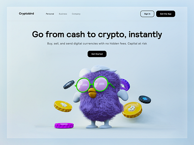 Crypto Bird App Website