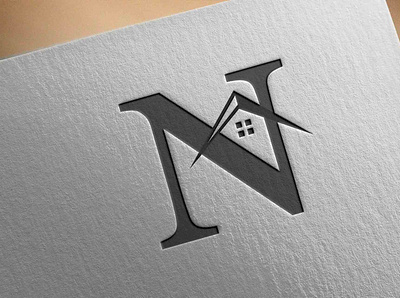 N real estet logo best real estet logo branding design graphic design icon illustration logo logodesign minimal