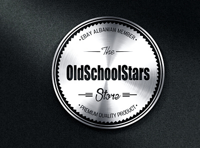 OldSchoolStars Logo art artwork brand branding design graphic design icon illustration illustrator logo mockup psd mockup vector