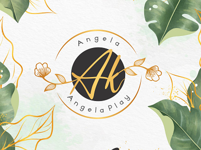 Angela Logo art artwork brand branding design graphic design illustration illustrator logo vector