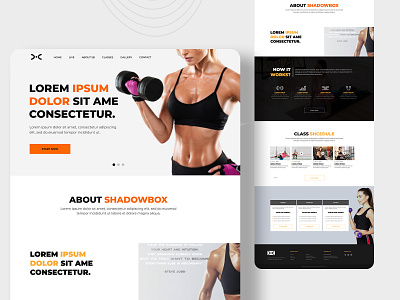 shadow box design ui ux website design website designing