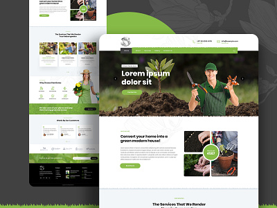 Gardengene website design