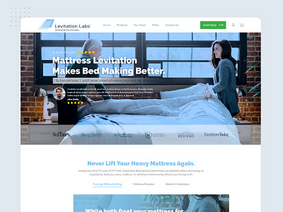 Levitation Labs Landingpage