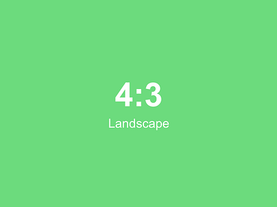 4 3 Landscape