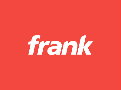 Frank branding frank identity logo
