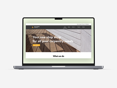 Blake Smith Carpentry - Website Build