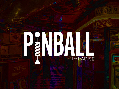 Pinball Paradise Logo 30 day logo challenge arcade arcade machine illustrator logo logochallenge logocore logodesign pinball typography