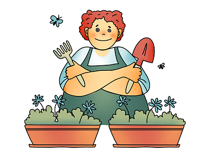 Gardening illustration