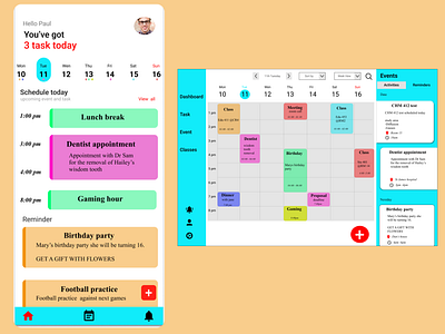 Event/task scheduler