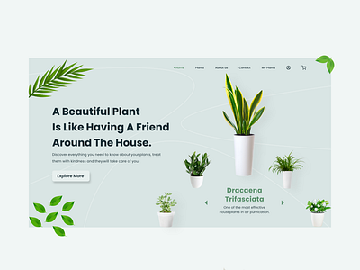 Plant Selling Website UI Design by Akib Siddiquee on Dribbble