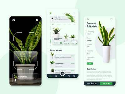 Plant Selling App UI Design