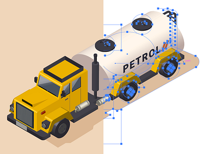 Adobe Illustrator 3D Isometric Illustration 3d 3d art adobe adobe illustrator digital art extrude illustration illustrator isometric