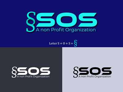 SOS Logo a Concept for Letter S, O and S