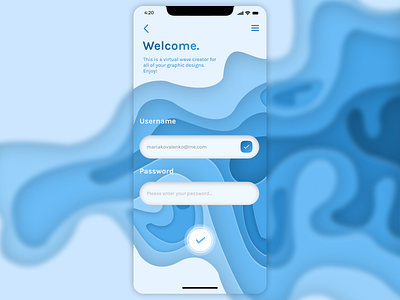 Waves app app app design design mockup prototype ui uiux uiuxdesign vector