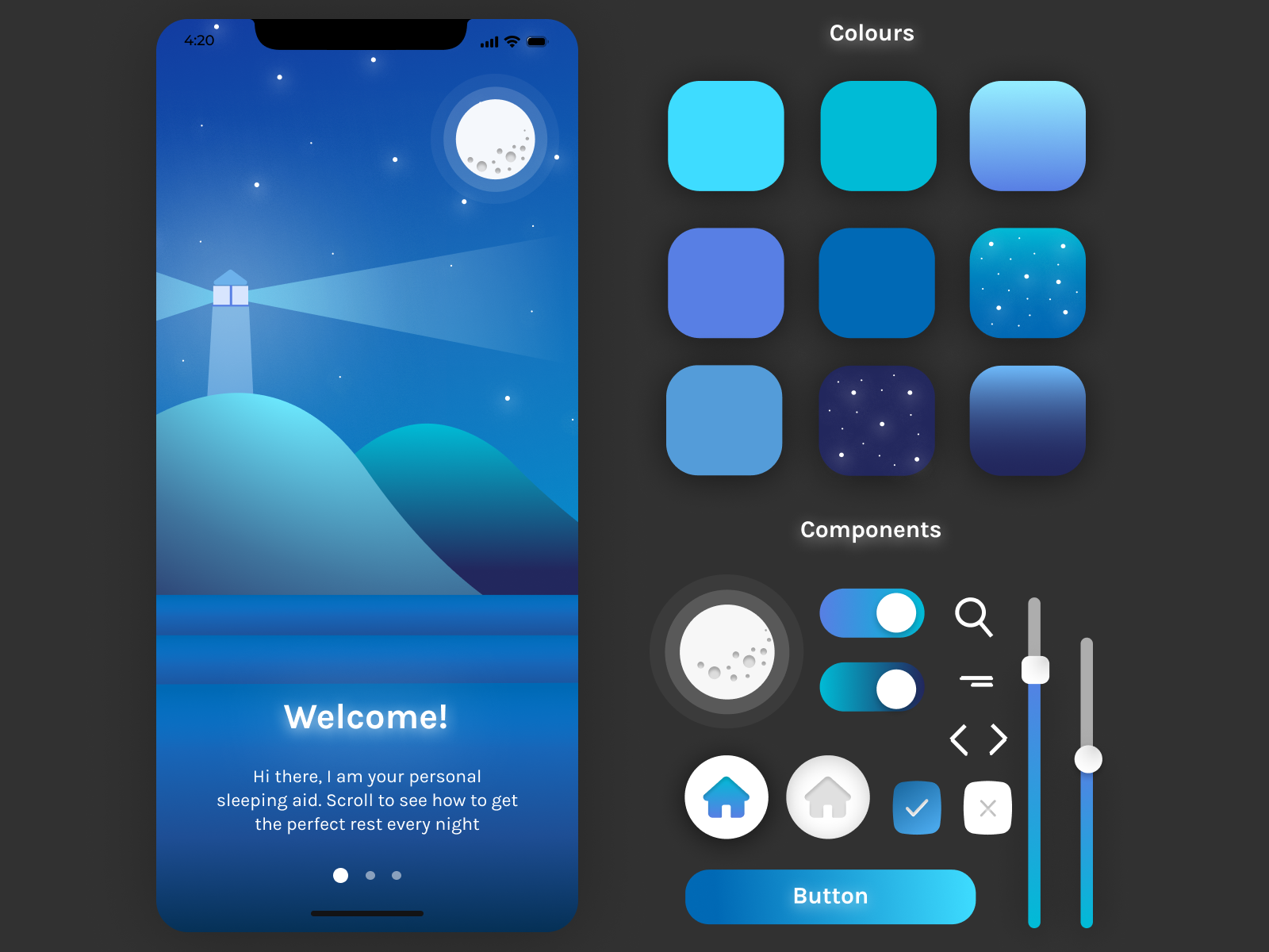 sleep-timer-app-by-sasha-on-dribbble