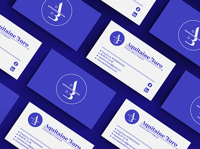 Aquitaine Buro - Visual Identity art direction businesscard freelance graphic design identity logotype office design stationery visual identity