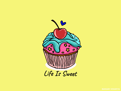 Life is sweet branding design figma icon illustration illustrator logo ui ux website