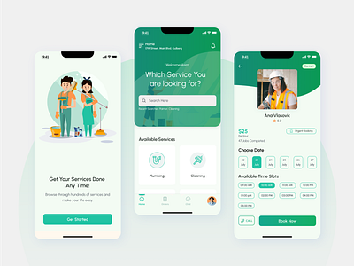 ToYourHands app design figma mobile app design ui ui design ux design