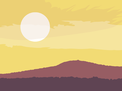 Sugarloaf Mountain - Daytime illustration vector