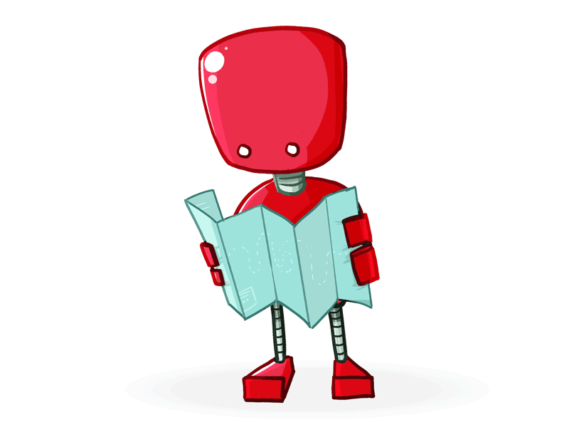 Robot (Animated) animated illustration robot