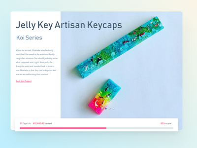 Jelly Key Artisan Keycaps - Group Buy Pledge