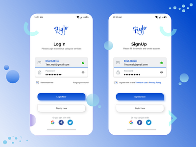 App LogIn | SignUp