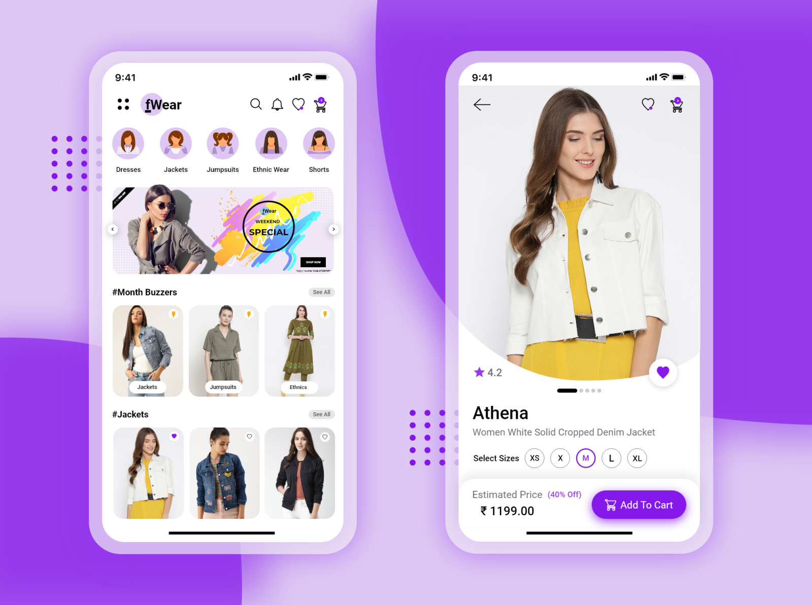 fashionWear App - Design Concept by Rishav Sood on Dribbble