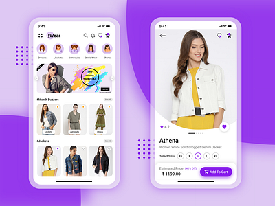 fashionWear App - Design Concept