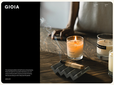 Candle e-commerce website